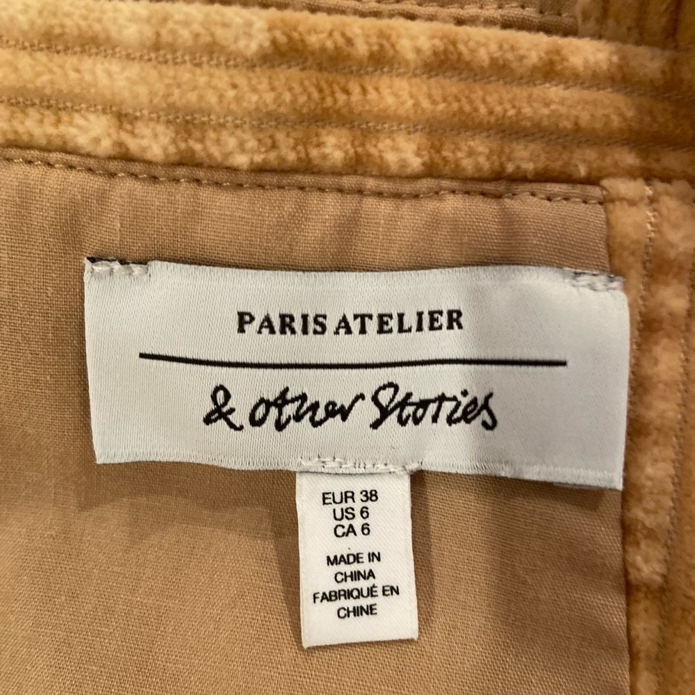 & Other Stories corduroy tan blazer